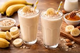 موز بالحليب
